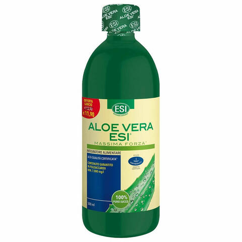 Succo di aloe vera 500 ml - Funzioni depurative e lenitive