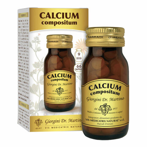 Calcium Compositum 40 g - Integratore Alimentare per Ossa e Muscoli