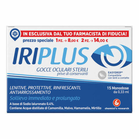 Gocce oculari sterili - Easydrop 0,4% - Confezione da 15 flaconcini