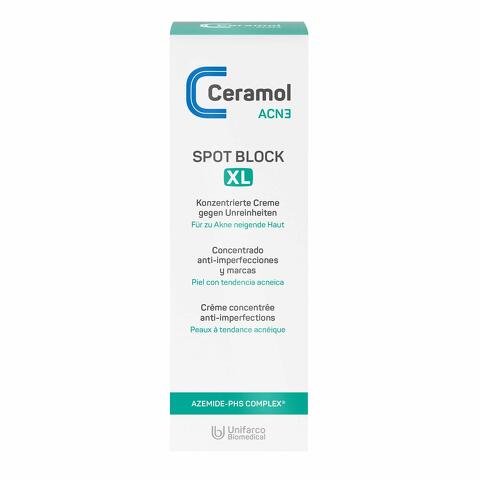 Ceramol Spot Block XL 50 ml - Trattamento acneico con acido azelaico