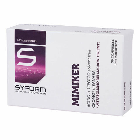 30 compresse - Integratore di cromo con acido lipoico