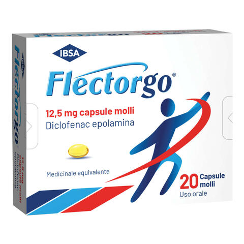 Go 20 capsule molli 12,5 mg - Trattamento Sintomatico per Dolore Lieve e Moderato