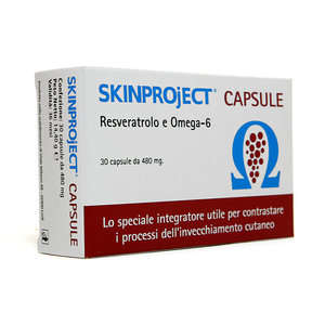 Skinproject - Integratore alimentare  - Resveratrolo e Omega 6