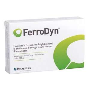 Metagenics - FerroDyn Hi - Integratore di ferro e vitamine B
