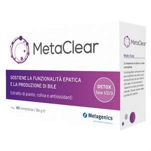Metagenics - Metaclear 60 compresse - Integratore con vitamine e minerali