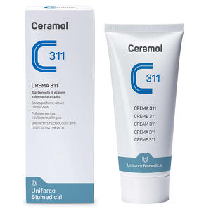 Unifarco - Ceramol Crema 311 - Idratante per Dermatite Atopica