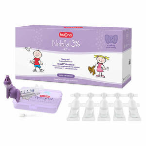 Buona - Nebial 3% Kit - Pulizia Nasale Efficace