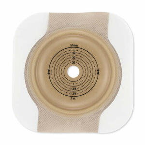 Hollister - Placca Convessa Soft Con CeraPlus - Flangia 55 mm, Ritagliabile 13-38 mm