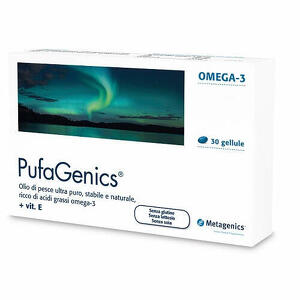 Metagenics - PufaGenics - Integratore di Omega-3 con Vitamina E