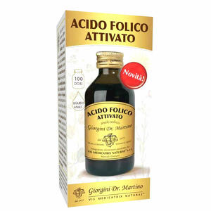 Giorgini - Acido folico attivato liquido analcolico 100 ml - Integratore Alimentare