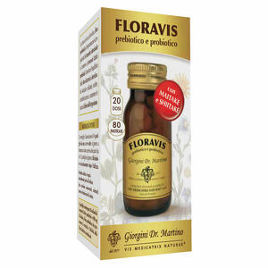 Giorgini - Floravis - Integratore Probiotico e Prebiotico - 80 Pastiglie
