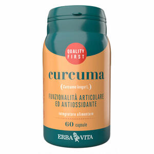 Erba Vita - Curcuma 60 cps - Integratore alimentare per il benessere articolare