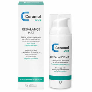 Unifarco - Ceramol Rebalance Mat 50 ml - Trattamento riequilibrante viso