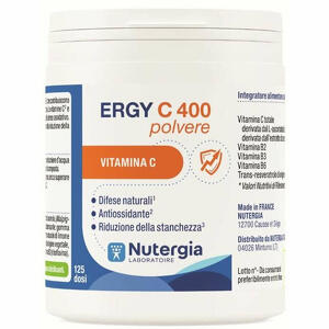 Laboratori Nutergia - Ergy C 400 - Integratore di Vitamine del Gruppo B e C