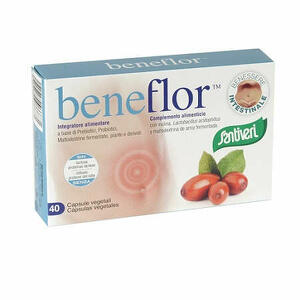 Santiveri - Beneflor 40 capsule - Probiotici e Giuggiolo per il Benessere Intestinale
