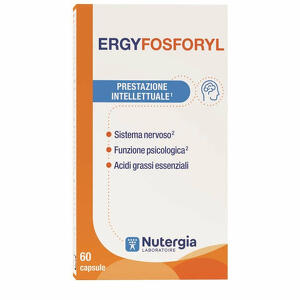 Laboratori Nutergia - ERGYFOSFORYL 60 capsule - Integratore di fosfolipidi e Omega 3