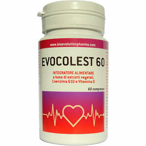 Bioevolutionpharma - Evocolest 60 compresse - Integratore per il colesterolo