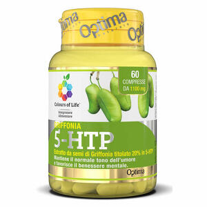 Colours of Life - Griffonia 5-HTP 60 compresse - Estratto titolato 20% in 5-HTP