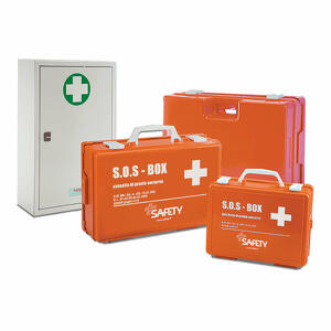 Safety - Cassetta Pronto Soccorso Vuota - In Metallo 46x30x14