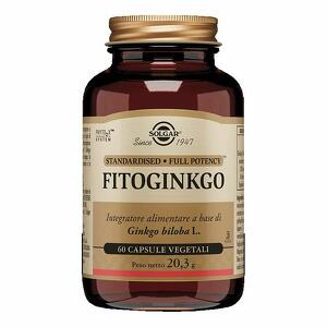 Solgar - Fitoginkgo 60 cps veg - Integratore per memoria e circolazione