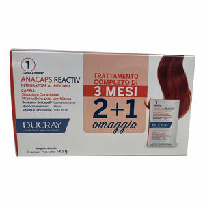 Ducray - Anacaps reactiv trio 3 pezzi da 30 capsule