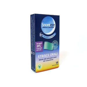 Snoreeze - Strisce antirussamento 14pz - Sollievo dal russare