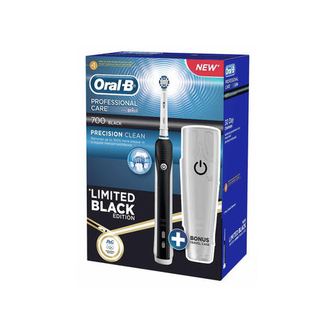 Lo spazzolino elettrico ricaricabile - Precision Clean - 700 - Black Edition