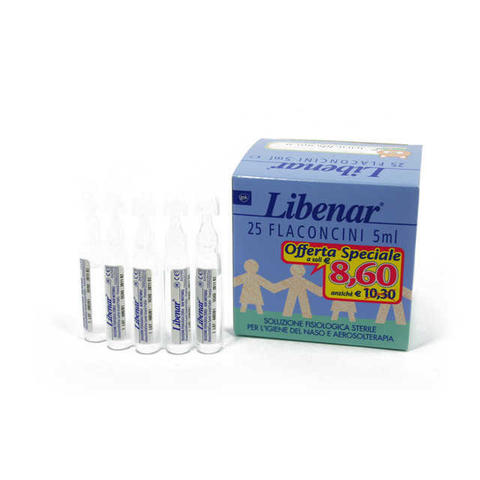 Libenar - 25 Flaconcini- Soluzione igiene del naso: in offerta a