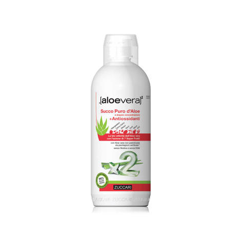 Integratore Alimentare con Aloevera - Succo Puro d’Aloe + Antiossidanti