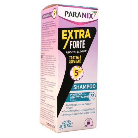 Shampoo Extra Forte - Pidocchi e Lendini + Pettine