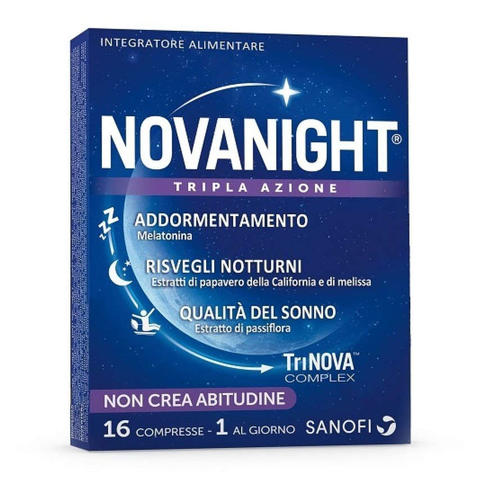 Novanight - 16 Compresse Tripla Azione