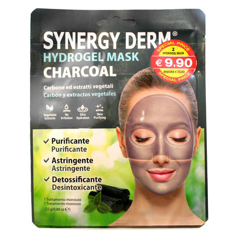 Hydrogel Mask Charcoal - Carbone ed estratti vegetali