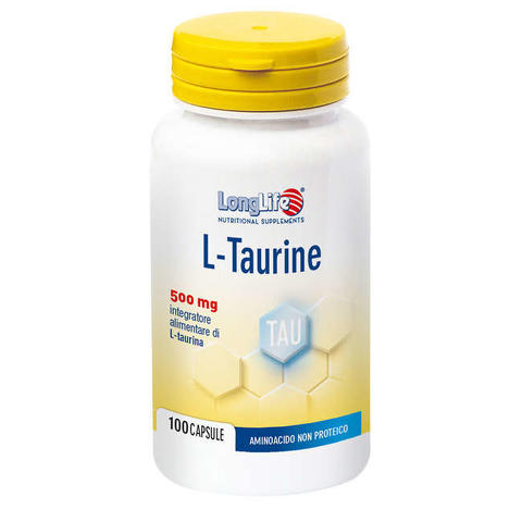 Longlife L-Taurina 500mg - 100 capsule
