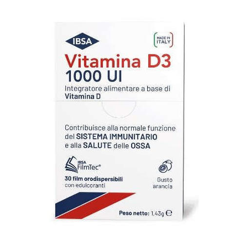 Vitamina D3 1000UI - 30 film orodispersibili
