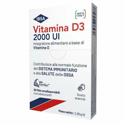 Vitamina D3 2000 UI - 30 film orodispersibili
