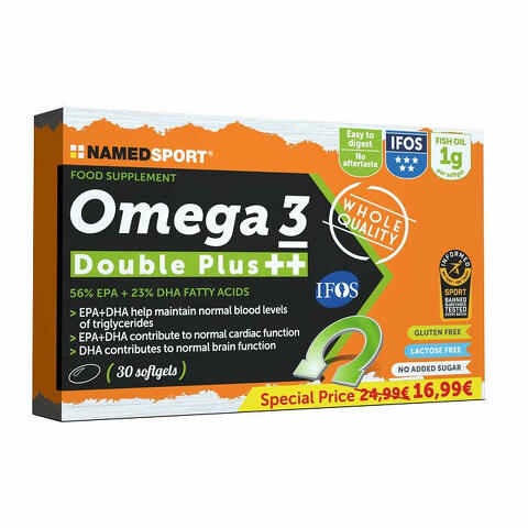 Omega 3 double plus - 30 softgel - OFFERTA