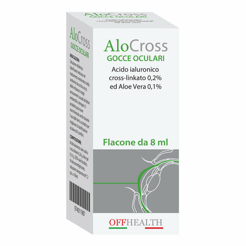 Gocce Oculari Acido Ialuronico Cross-linkato 0,2% E Aloe Vera 8ml