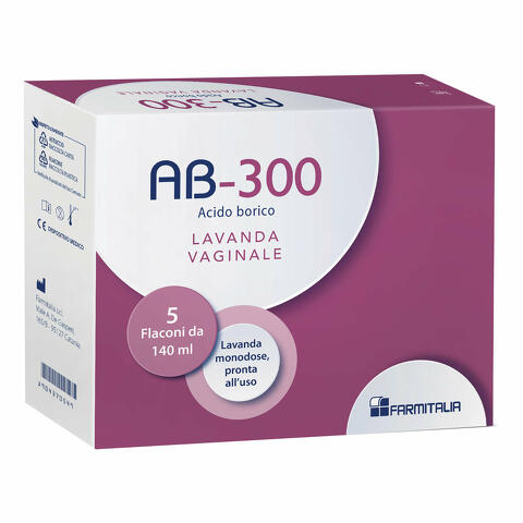 AB 300 lavanda vaginale 5 flaconi 140ml