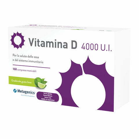 Vitamina D 4000UI - 168 compresse masticabili