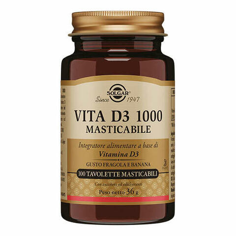 Vita D3 1000 - 100 tavolette masticabili