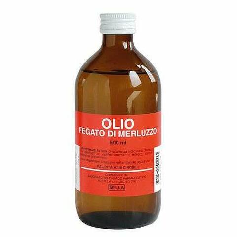 Olio fegato merluzzo soluzione 500ml