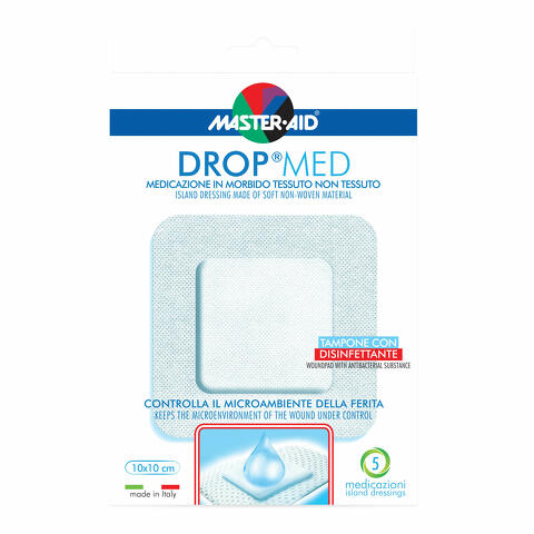 Medicazione Drop-med - 10x10 cm 5 pezzi