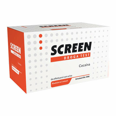 Screen droga test - Cocaina con contenitore urina