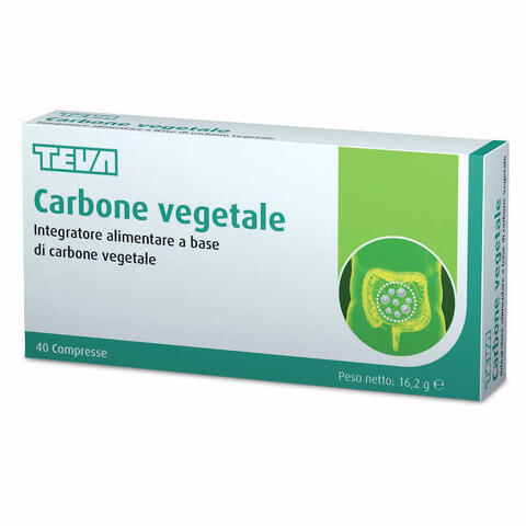 Carbone vegetale - 40 compresse 16,2 g