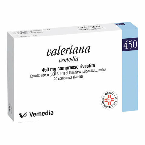 Valeriana - 450mg 20 compresse rivestite 