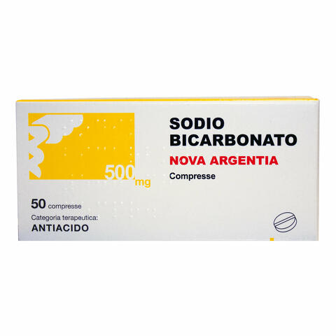 Sodio Bicarbonato 500mg - 50 compresse