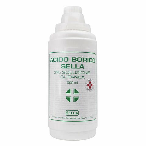 Acqua borica - Acido Borico 3% soluzione cutanea