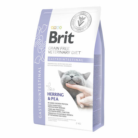 Brit veterinary diet cat gastrointestinal - 2 kg