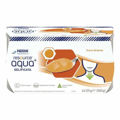 Acqua gelificata + orange cup 6 4x125 g