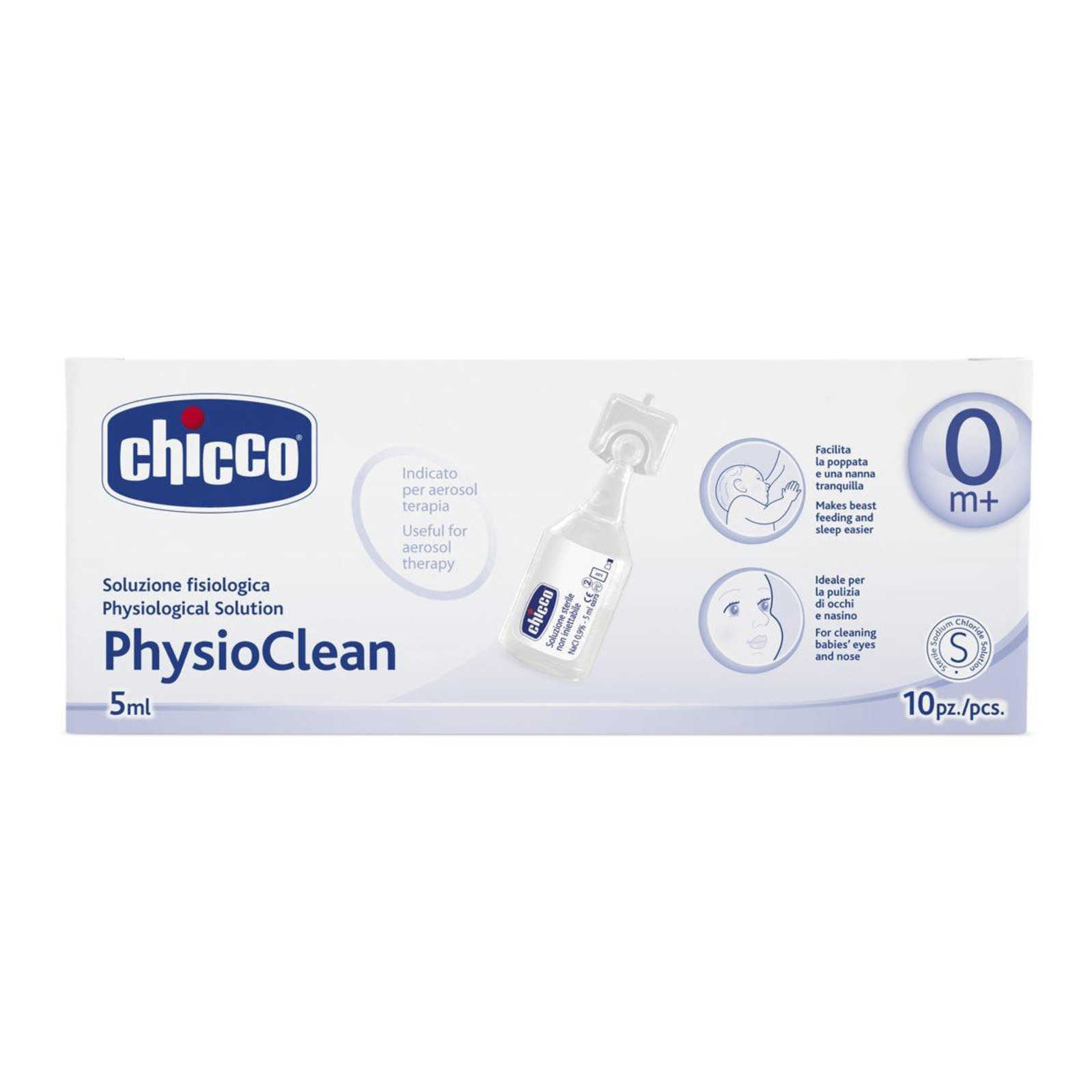 Chicco - PhysioClean - Fisiologica Sterile - 10 flaconcini